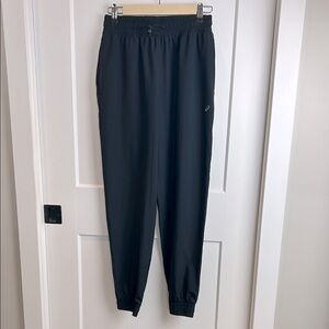 Asics Black Joggers with Elastic Cuffs